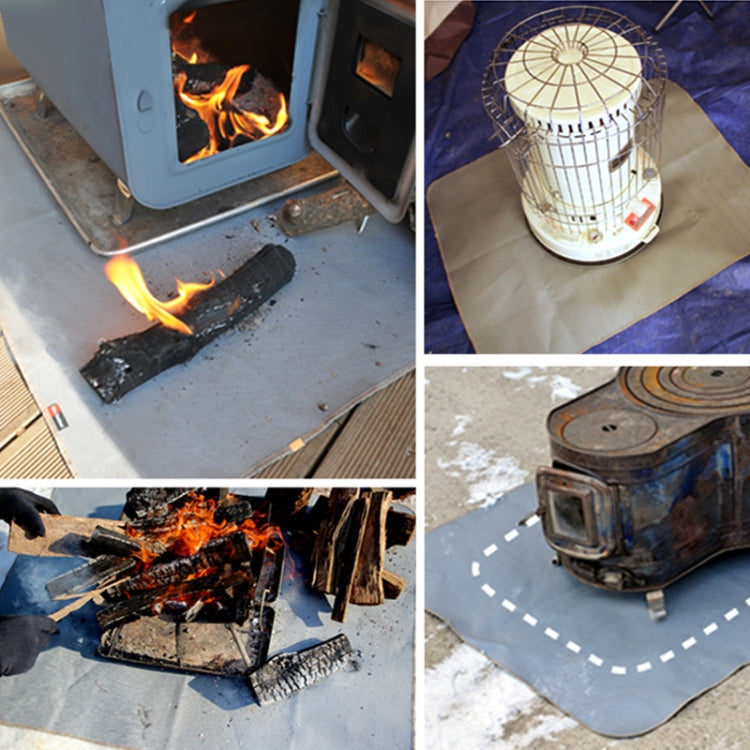 CLS Outdoor Camping Fireproof Cloth Picnic Barbecue Heat Insulation Mat Flame Retardant Fiberglass Fire Blanket