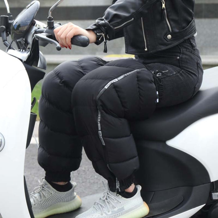 Electric Bicycle Winter Motorcycle Windshield Waterproof Warm Leg Cover Plus Velvet Padded Knee Pads