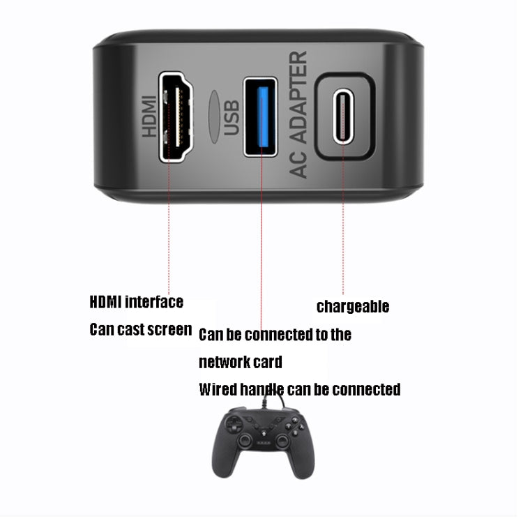 Multi-Function Projection And Charging AC Adapter Base Support Android/PC/Lite For Switch
