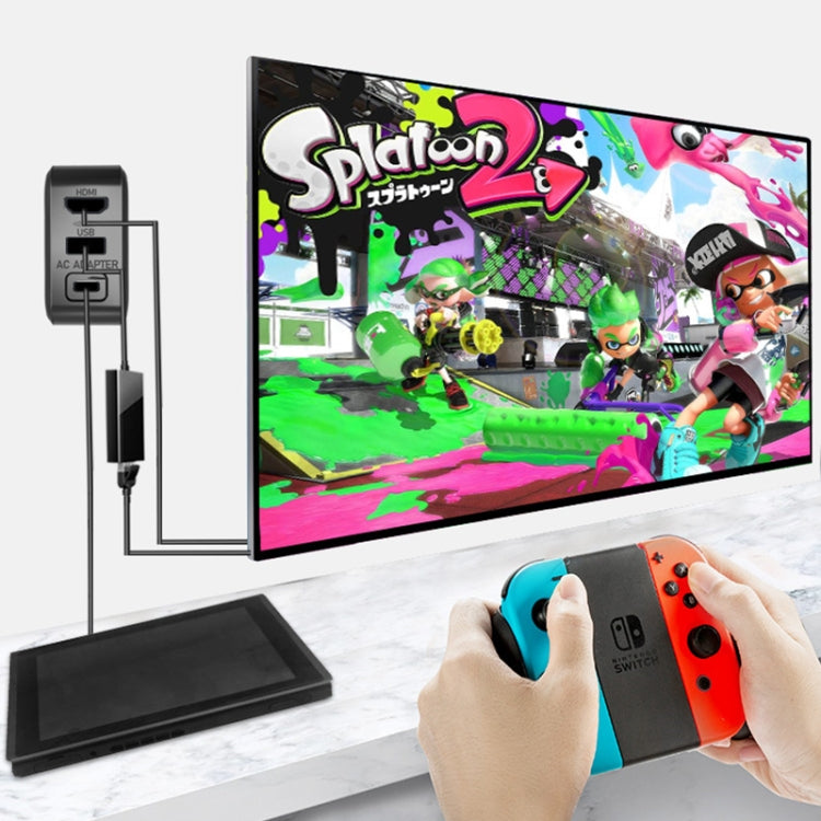 Multi-Function Projection And Charging AC Adapter Base Support Android/PC/Lite For Switch