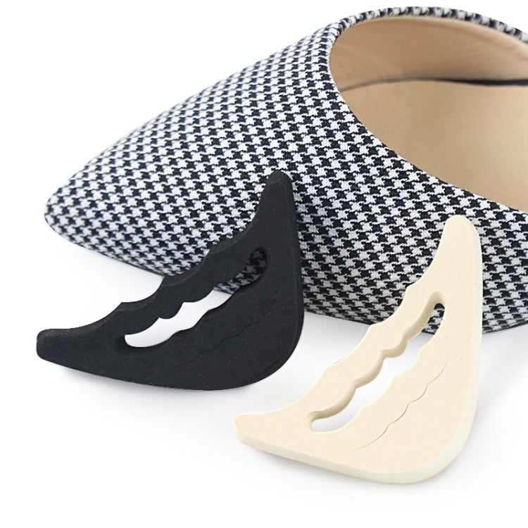 1 Pair Thickened Reduced Size Detachable Corrugated Soft Summer Forefoot Pad Toe Plug, Random Color Delivery