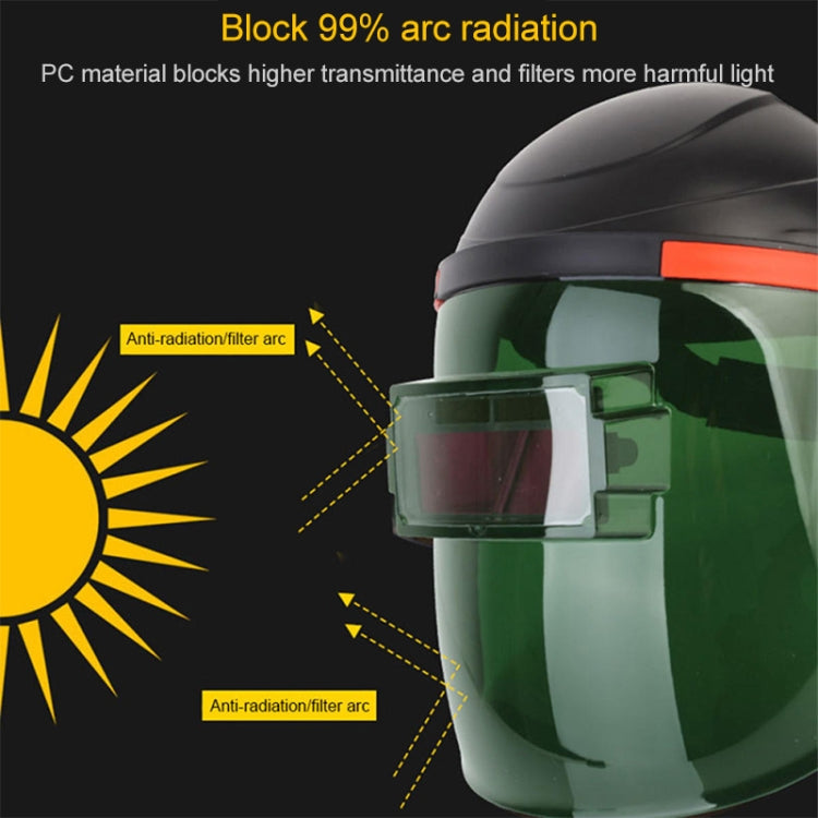 Fully Automatic Dimming Flip Welding Helmet Anti-Ultraviolet Argon Arc Welding Glasses