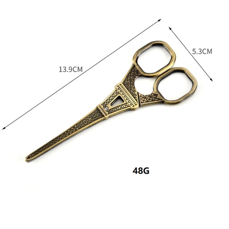 Stainless Steel Eiffel Tower Scissors Handmade Thread Tea Bag Scissors