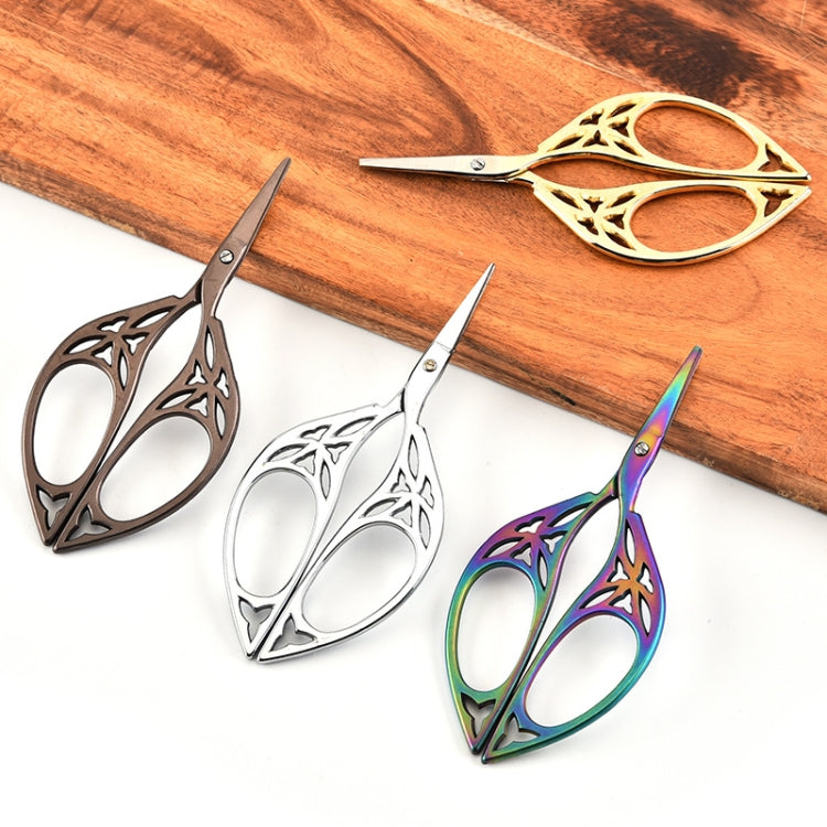 Stainless Steel Leaf Shape Scissors Handmade Tea Bag Scissors