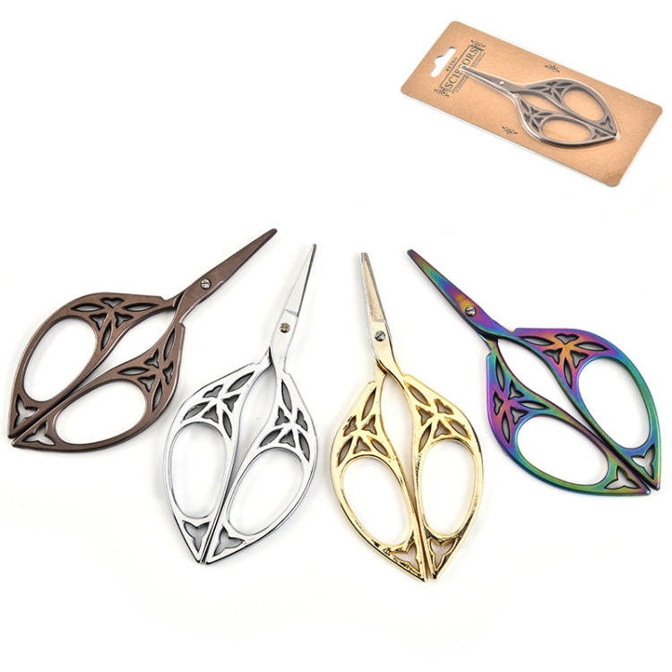 Stainless Steel Leaf Shape Scissors Handmade Tea Bag Scissors