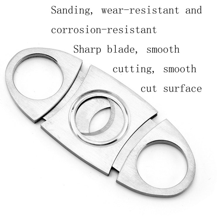 Stainless Steel Cigar Scissors Smoking Accessories Cutting Tools Metal Cigar Scissors