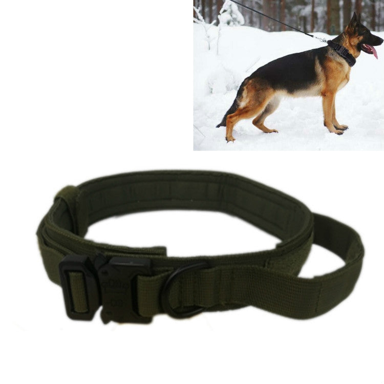 Nylon Thickened Large And Medium-Sized Dog Traction Collar Pet Collar