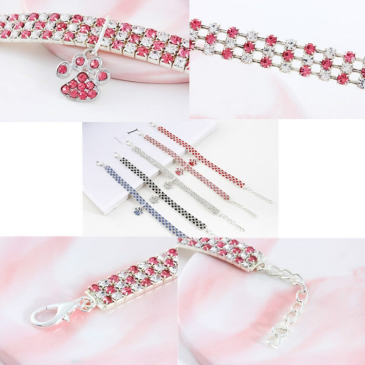 Pet Collar Diamond Elastic Cat And Dog Necklace Jewelry