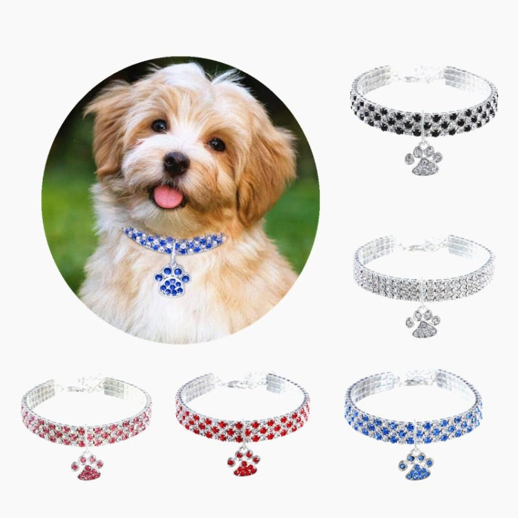 Pet Collar Diamond Elastic Cat And Dog Necklace Jewelry