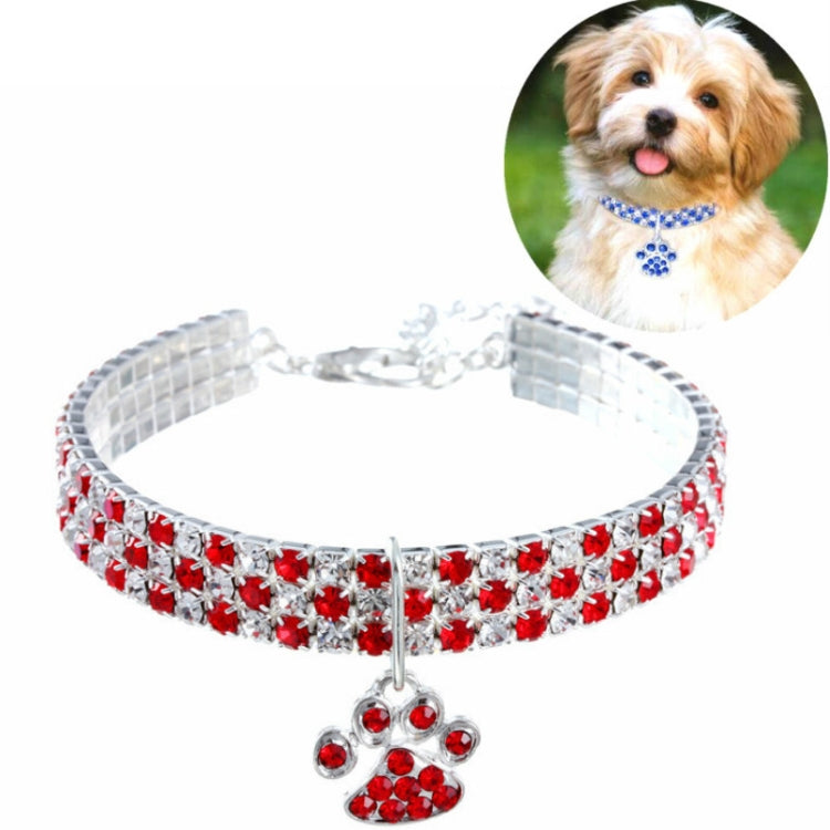 Pet Collar Diamond Elastic Cat And Dog Necklace Jewelry