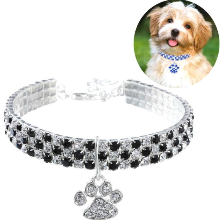 Pet Collar Diamond Elastic Cat And Dog Necklace Jewelry