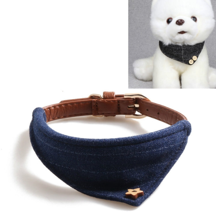 Dog Collars Pet PU Triangle Collars