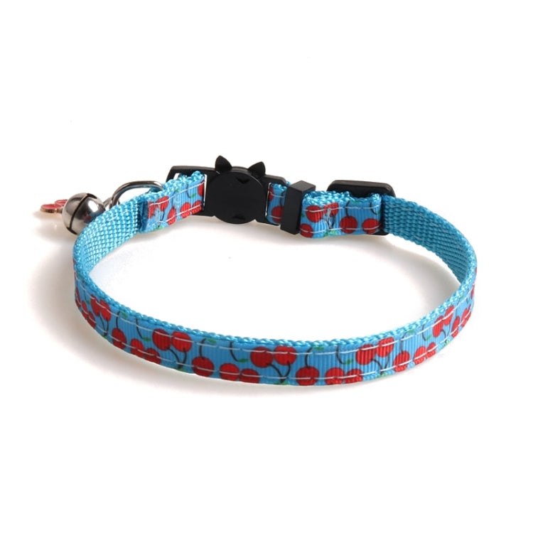 Pet Webbing Fruit Cat Collar With Fruit Accessories Bell Pet Collar