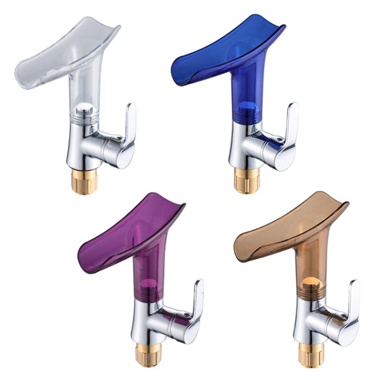 Bathroom Hot Cold Water Faucet Wine Glass Waterfall Faucet