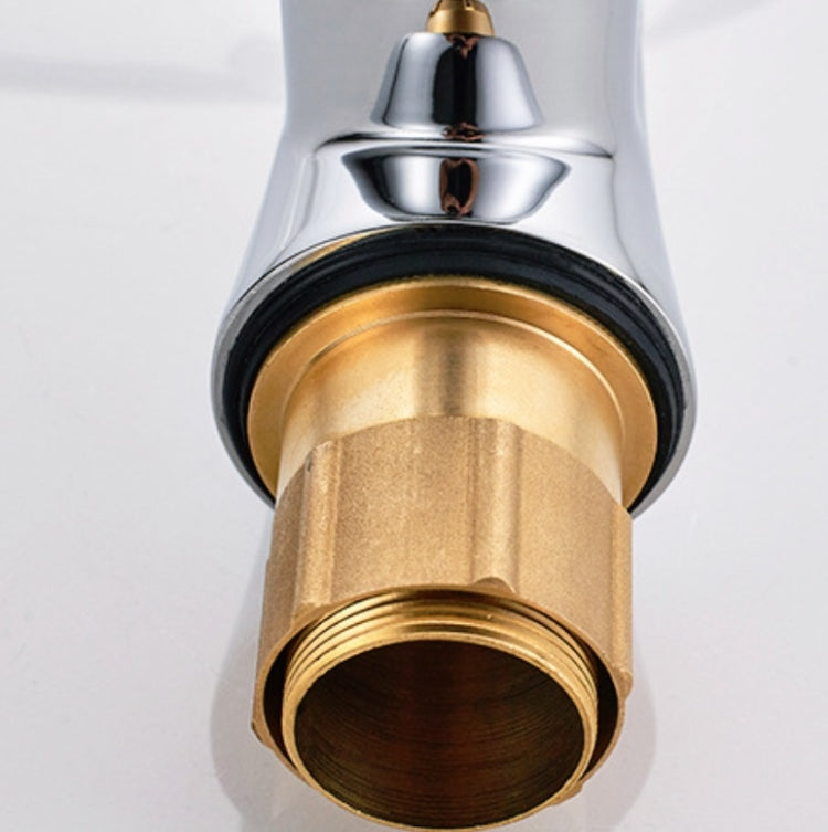 Bathroom Hot Cold Water Faucet Wine Glass Waterfall Faucet