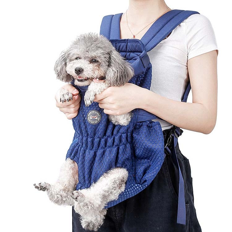 Doglemi Pet Outing Backpack Dog Shoulder Chest Bag Breathable Mesh Dog Cat Bag