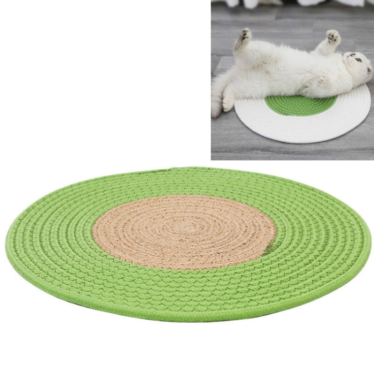 Pet Cat Litter Cotton Thread Woven Cat Grinding Claw Mattress Cool Cat Scratching Blanket