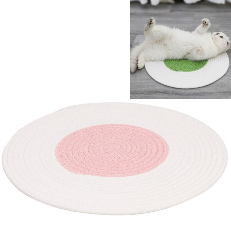 Pet Cat Litter Cotton Thread Woven Cat Grinding Claw Mattress Cool Cat Scratching Blanket