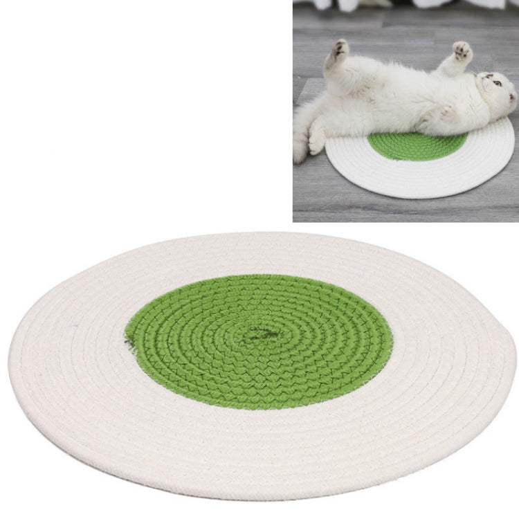 Pet Cat Litter Cotton Thread Woven Cat Grinding Claw Mattress Cool Cat Scratching Blanket