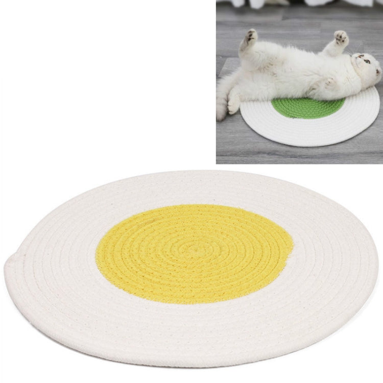 Pet Cat Litter Cotton Thread Woven Cat Grinding Claw Mattress Cool Cat Scratching Blanket