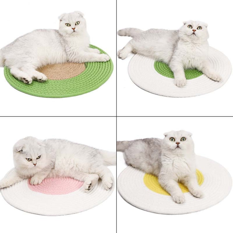 Pet Cat Litter Cotton Thread Woven Cat Grinding Claw Mattress Cool Cat Scratching Blanket