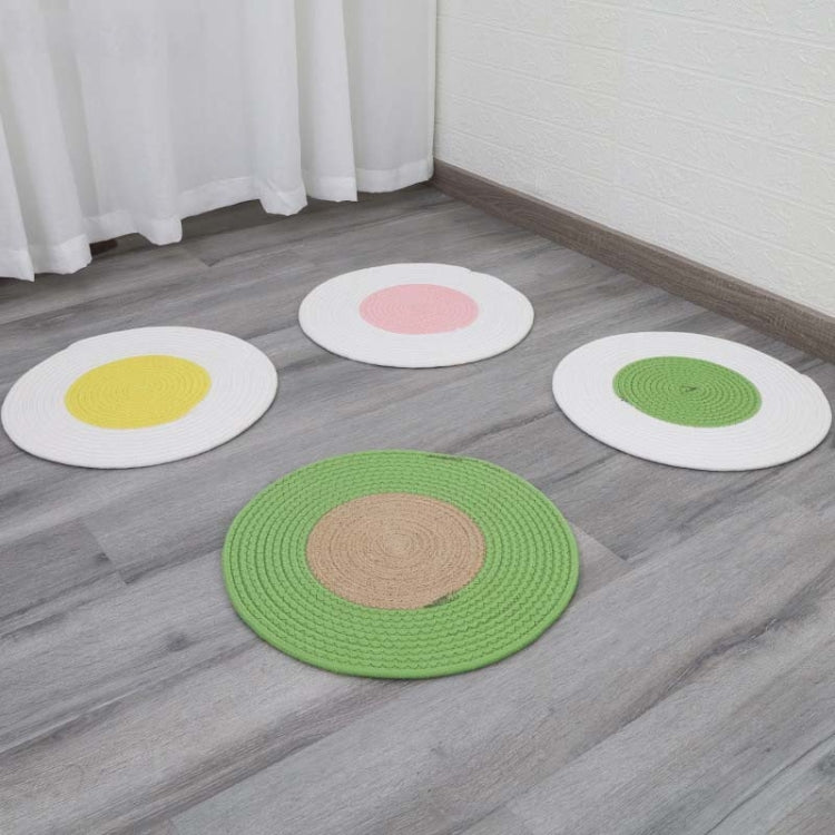 Pet Cat Litter Cotton Thread Woven Cat Grinding Claw Mattress Cool Cat Scratching Blanket