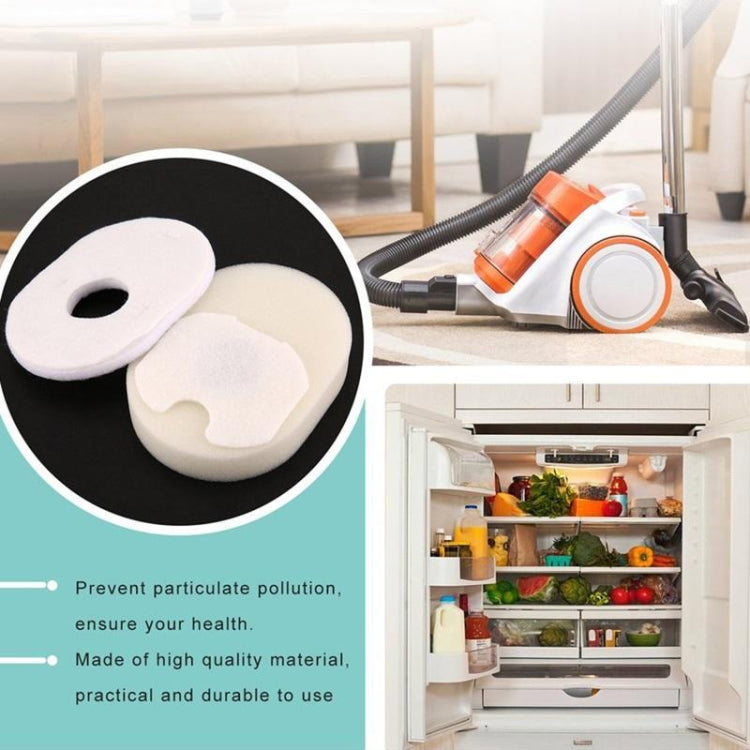 4 Pairs Filter Sponge Household Vacuum Cleaner Accessories for Shark HV300/310 Series