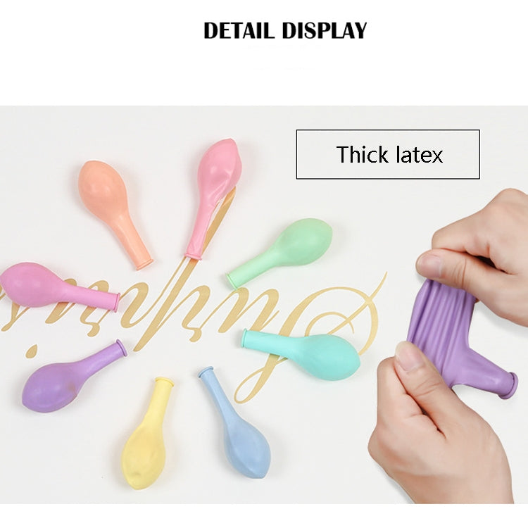 2 PCS Macaron Balloon Wedding Romantic Decoration Scene Layout Birthday Party Candy Color Balloon Decoration