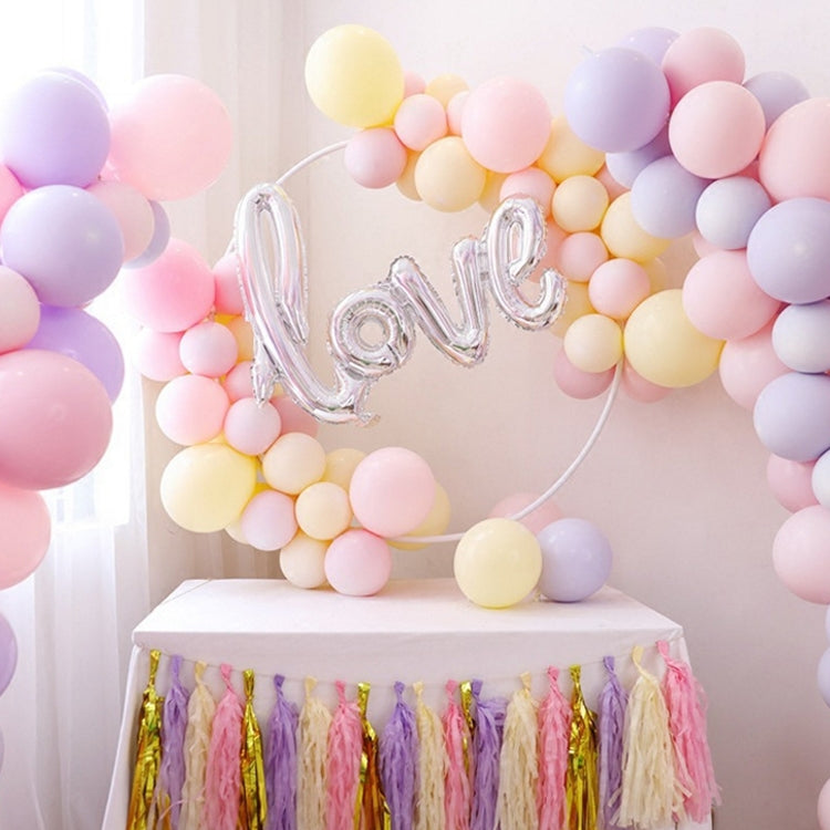 2 PCS Macaron Balloon Wedding Romantic Decoration Scene Layout Birthday Party Candy Color Balloon Decoration