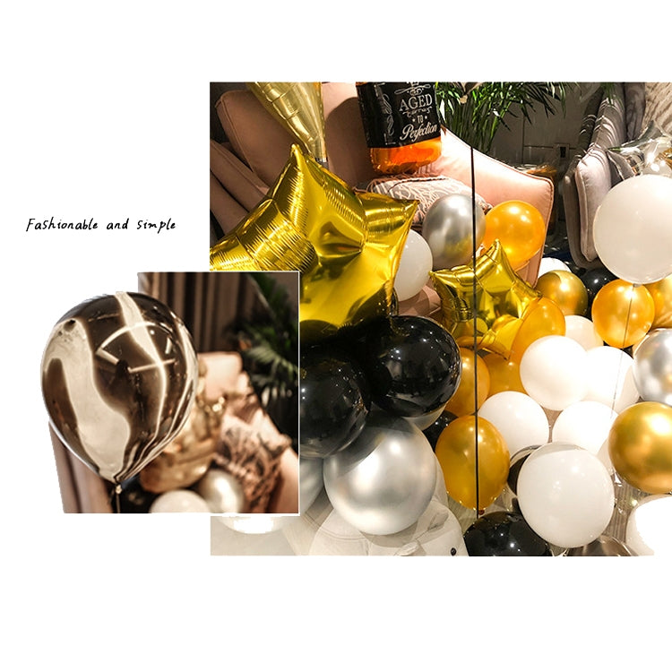 Happy Birthday Girl Boy Aluminum Film Balloon Scene Decoration Set Background Wall Decoration Adult Party Decoration Supplies