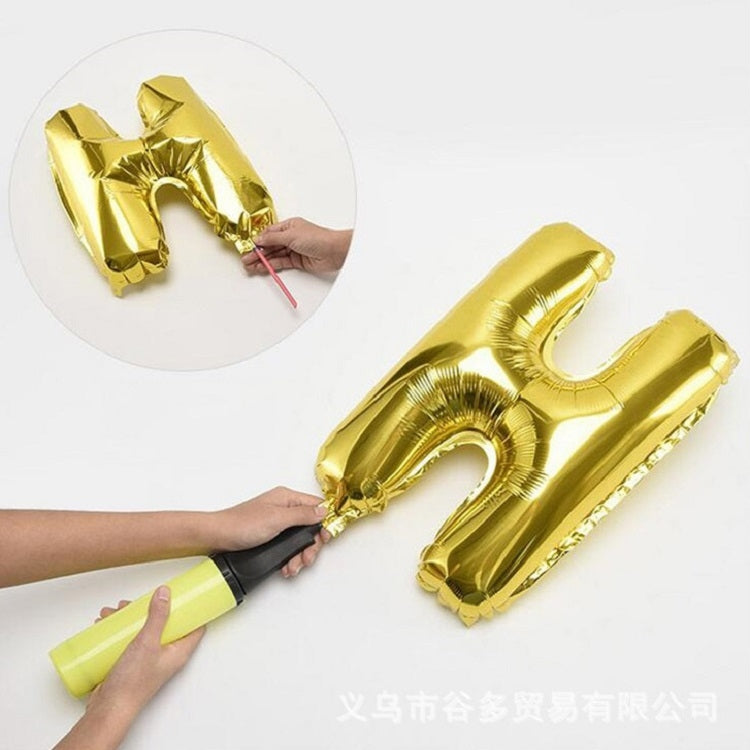 Birthday Party Layout Letter Aluminum Film Balloon Decoration Set