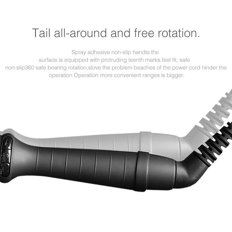 LCD Conical Curling Iron Single Tube Ceramic Glaze Pear Flower Cone