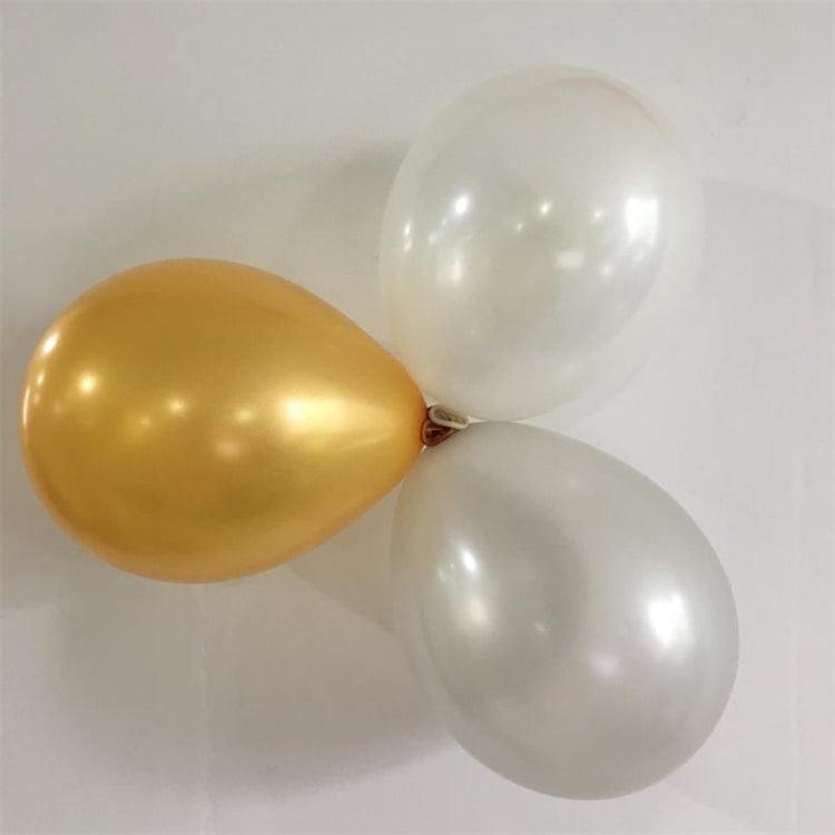 Classic Black Gold Latex Balloon Set Birthday Party Balloon Chain Room Decoration Set