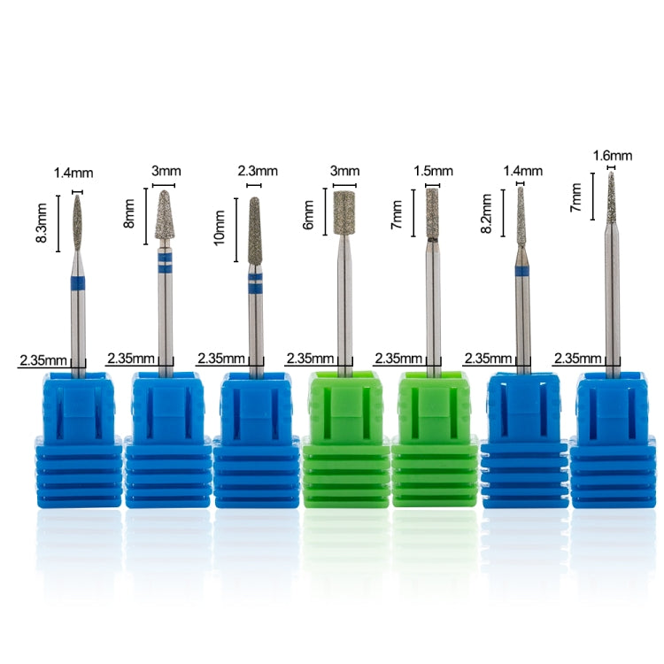 3 PCS Nail Tungsten Steel Alloy Grinding Head Polishing Tool Grinding Machine Special Grinding Head Tool