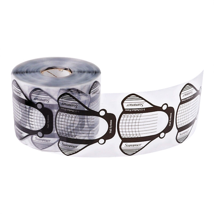 500PCS/Set Nail Art Acrylic UV Gel Tips Extension Builder Form Guide Stencil Manicure Tools