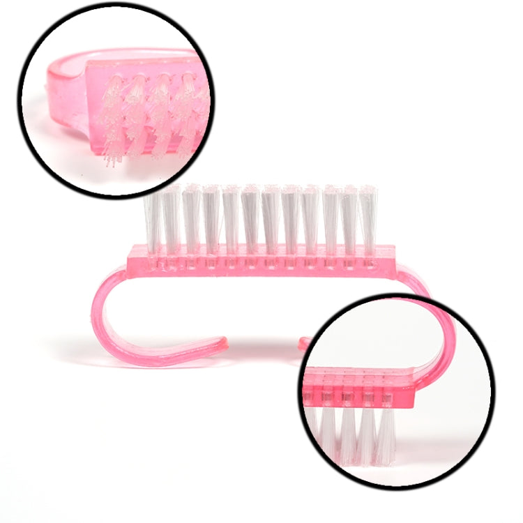 10 PCS Cleaning Brush Tools Nail Art Care Manicure Pedicure Remove Dust Small Angle Clean Brushes