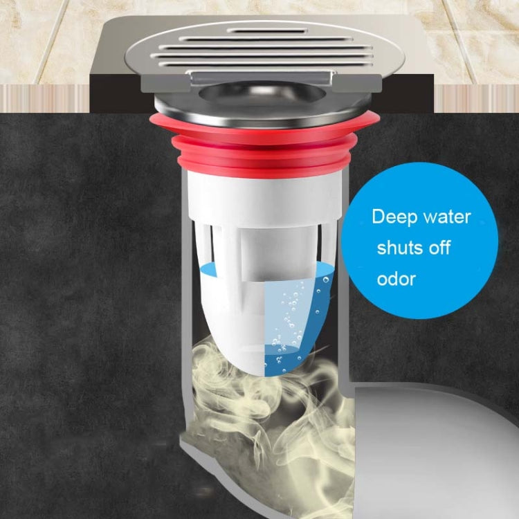 5 PCS Creative Kitchen Bathroom Sewer Deodorant Floor Drain Core,Random Color Delivery