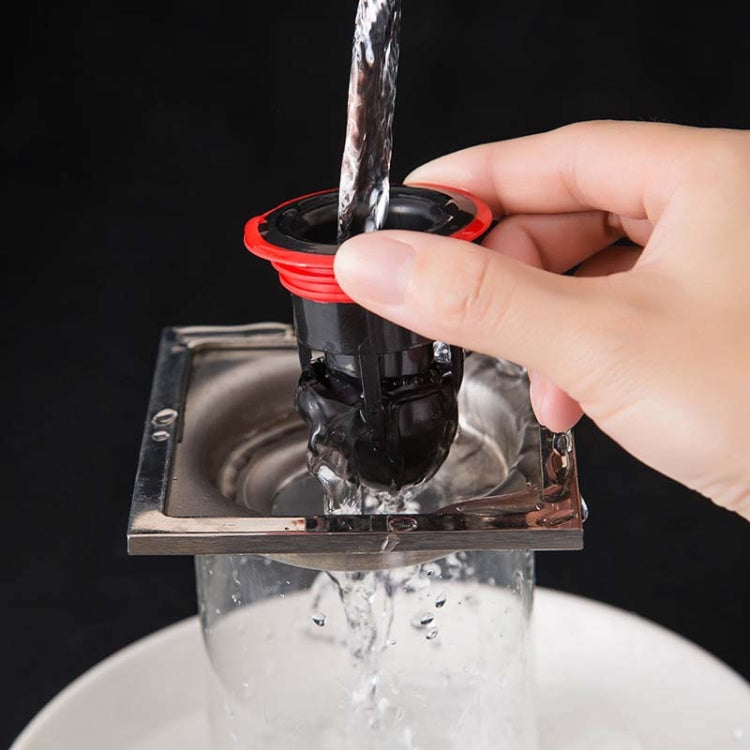 5 PCS Creative Kitchen Bathroom Sewer Deodorant Floor Drain Core,Random Color Delivery