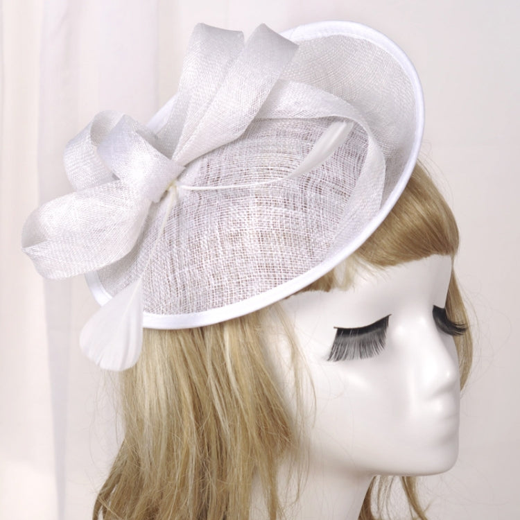 Bridal Headwear Retro Style Linen Hat