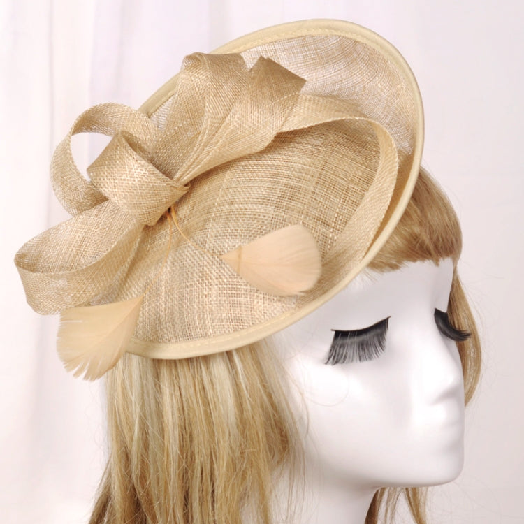 Bridal Headwear Retro Style Linen Hat