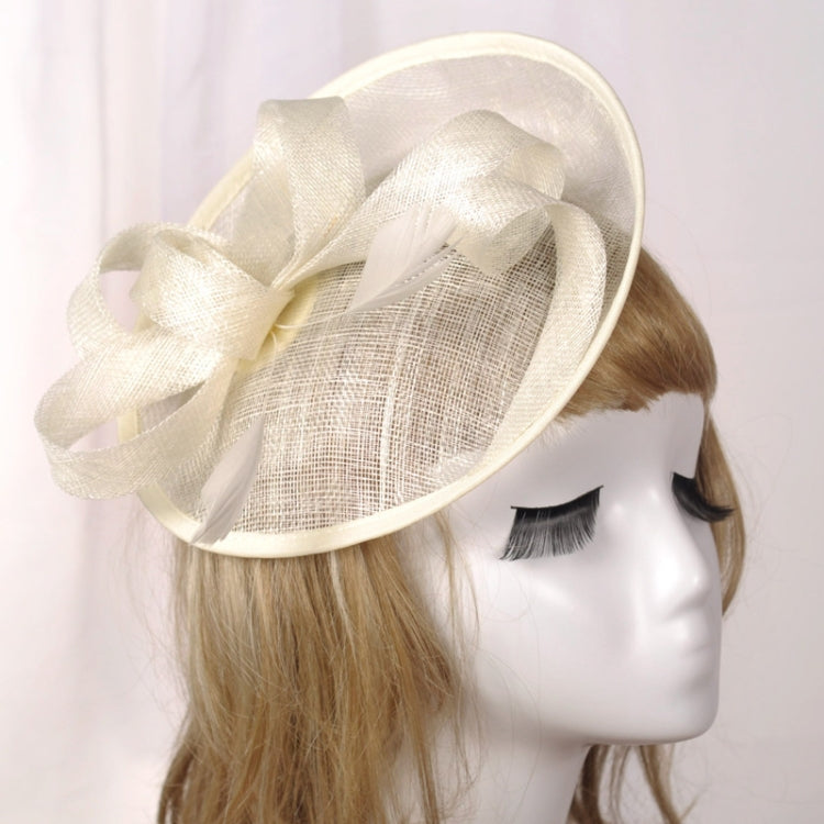Bridal Headwear Retro Style Linen Hat