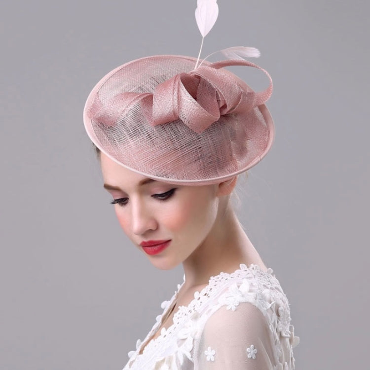 Bridal Headwear Retro Style Linen Hat