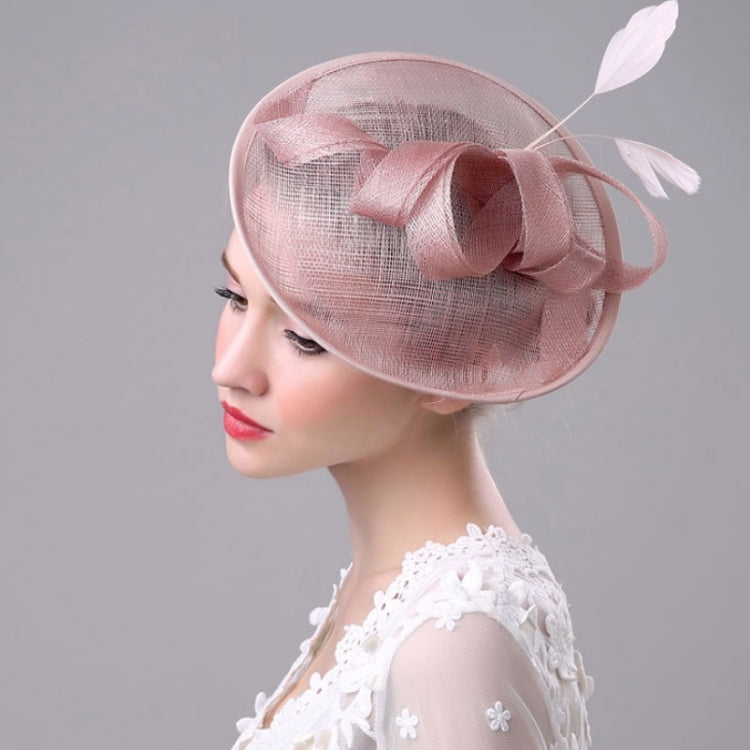 Bridal Headwear Retro Style Linen Hat