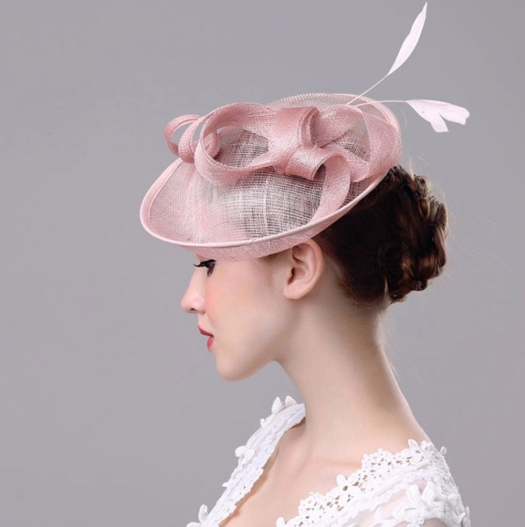 Bridal Headwear Retro Style Linen Hat
