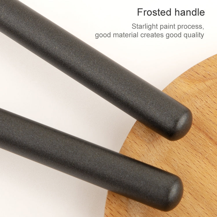 4 PCS Fiber Hair Makeup Brush Wooden Handle Foundation Brush