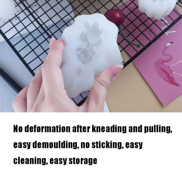 Fleshy Three-Dimensional Candle Silicone Mold DIY Handmade Soap Aromatherapy Epoxy Mold