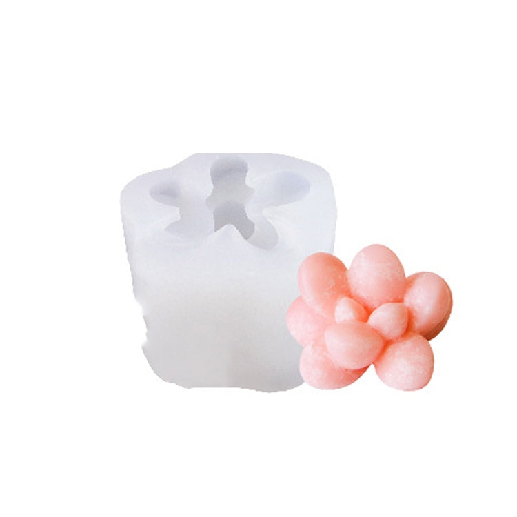 Fleshy Three-Dimensional Candle Silicone Mold DIY Handmade Soap Aromatherapy Epoxy Mold