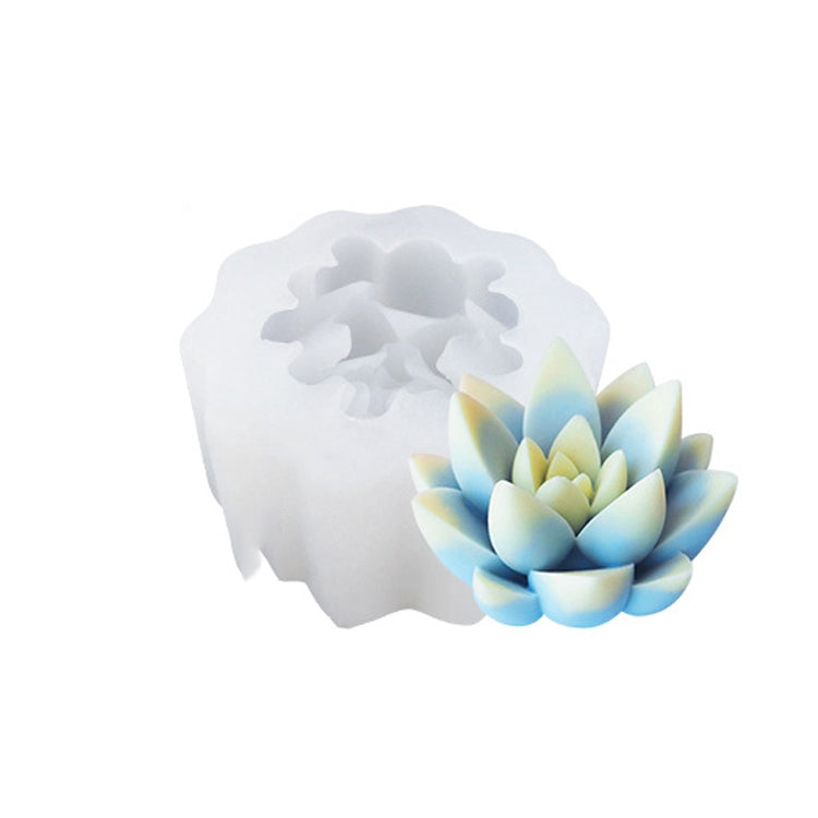 Fleshy Three-Dimensional Candle Silicone Mold DIY Handmade Soap Aromatherapy Epoxy Mold