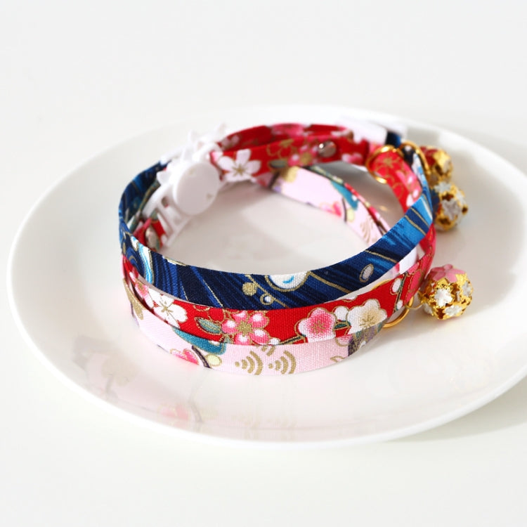Adjustable Pet Flower Hollow Bell Collar Cat Dog Collar Accessories