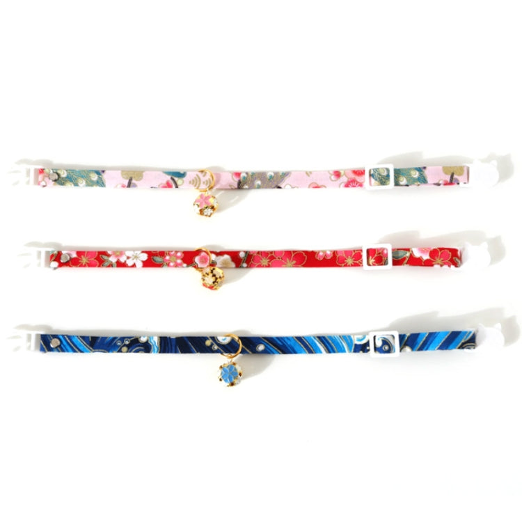 Adjustable Pet Flower Hollow Bell Collar Cat Dog Collar Accessories